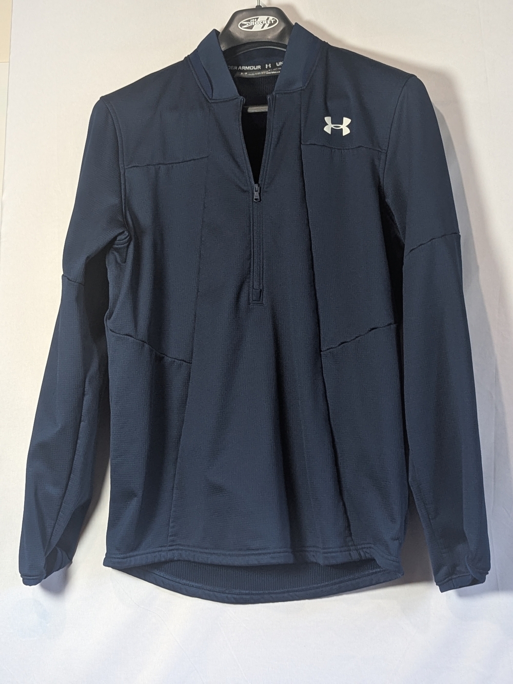 Under Armour ColdGear Women’s M Navy 1/4 Zip Pullover Athletic Top